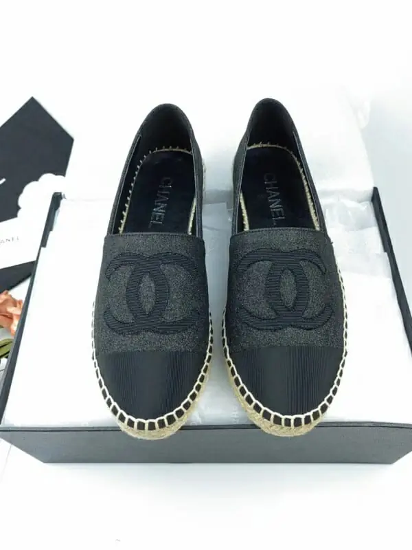 chanel flat chaussures pour femme s_123231a2